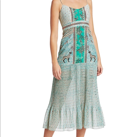 Saloni Veronica Silk Crepe de Chine Dress - Picture 3 of 4